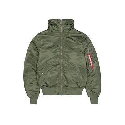 158104-01 Alpha Industries Męska kurtka bomberka z kapturem MA-1 Sage-Green 158104-01 Alpha Industries Męska kurtka bomberka z kapturem MA-1 Sage-Green
