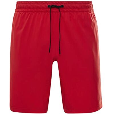 IWP05 Reebok Męskie szorty treningowe gotowe do ćwiczeń, kolor czerwony (Vector Red), S/L, Czerwony wektorowy, S IWP05 Reebok Męskie szorty treningowe gotowe do ćwiczeń, kolor czerwony (Vector Red), S/L, Czerwony wektorowy, S