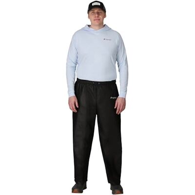 PA83122 Frogg Toggs Pro Action Męskie spodnie przeciwdeszczowe, klasyczne, wodoodporne, oddychające, Czarny, XL PA83122 Frogg Toggs Pro Action Męskie spodnie przeciwdeszczowe, klasyczne, wodoodporne, oddychające, Czarny, XL