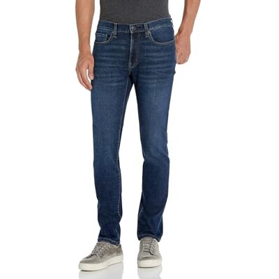 MAE55018FL18-BluDV-30W x 29L Amazon Essentials Męskie dżinsy ze stretchem Skinny-Fit, ciemnoniebieskie vintage, 30 szer. x 29 dł MAE55018FL18-BluDV-30W x 29L Amazon Essentials Męskie dżinsy ze stretchem Skinny-Fit, ciemnoniebieskie vintage, 30 szer. x 29 dł