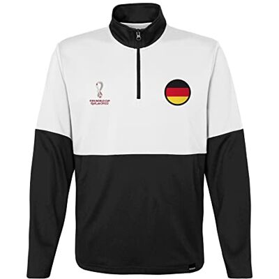 EKIMW2AQV_ALT_GMY FIFA Męskie oficjalne Mistrzostwa Świata 2022 Zamek 1/4 Pull Over – Niemcy zamek błyskawiczny (1 szt.) EKIMW2AQV_ALT_GMY FIFA Męskie oficjalne Mistrzostwa Świata 2022 Zamek 1/4 Pull Over – Niemcy zamek błyskawiczny (1 szt.)