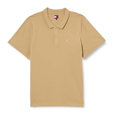 DM0DM20676 Tommy Jeans Męska koszulka polo TJM SLIM PLACKET EXT S/S Polo, beżowa, 3XL, Beżowy (Relic Tan), 3XL DM0DM20676 Tommy Jeans Męska koszulka polo TJM SLIM PLACKET EXT S/S Polo, beżowa, 3XL, Beżowy (Relic Tan), 3XL