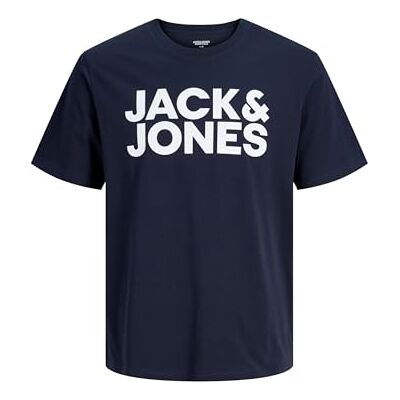 12151955-Fit:Slim/Large Print JACK & JONES T-shirt męski, granatowy blezer, L 12151955-Fit:Slim/Large Print JACK & JONES T-shirt męski, granatowy blezer, L