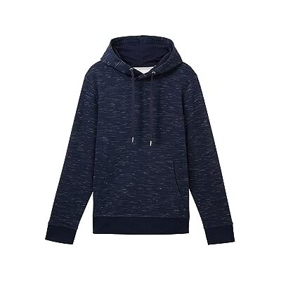 1037833 TOM TAILOR Męska bluza z kapturem basic o wyglądzie spacedye, 32438 Navy Soft Spacedye, M 1037833 TOM TAILOR Męska bluza z kapturem basic o wyglądzie spacedye, 32438 Navy Soft Spacedye, M