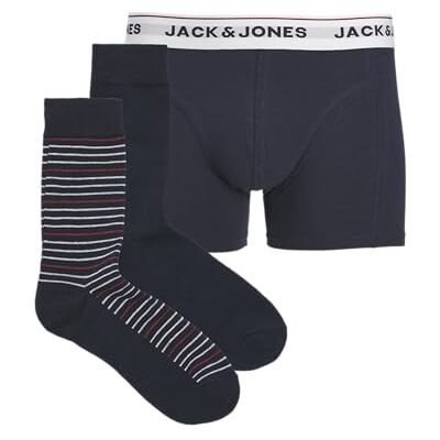 12287058-4877523 JACK & JONES Jacordinary Giftbox, granatowy blezer, M 12287058-4877523 JACK & JONES Jacordinary Giftbox, granatowy blezer, M