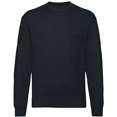 SS027MBLKXL Fruit of the Loom Bluza męska w kolorze Sweat, Czarny (36 czarny), XL SS027MBLKXL Fruit of the Loom Bluza męska w kolorze Sweat, Czarny (36 czarny), XL