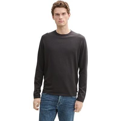 1045669 TOM TAILOR Sweter męski, 10899 Tarmac Grey, 3XL 1045669 TOM TAILOR Sweter męski, 10899 Tarmac Grey, 3XL