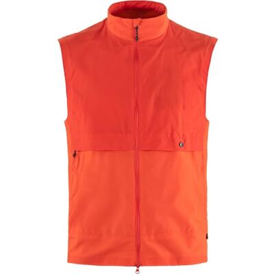 12500161-214 FJALLRAVEN Hoja Adventure Vest M kamizelka sportowa męska płomień pomarańczowy, rozmiar XXL 12500161-214 FJALLRAVEN Hoja Adventure Vest M kamizelka sportowa męska płomień pomarańczowy, rozmiar XXL
