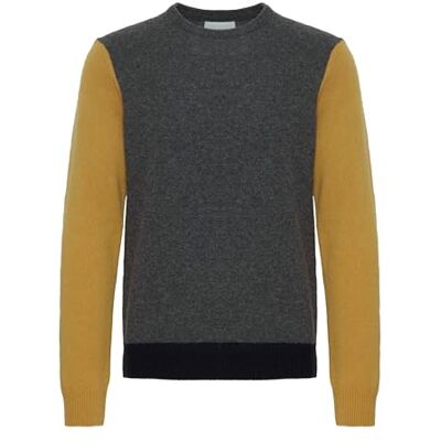 20504789 CASUAL FRIDAY Cfkarl Crew Lambswool Knit sweter męski, 50817/Pewter Mix, 3XL 20504789 CASUAL FRIDAY Cfkarl Crew Lambswool Knit sweter męski, 50817/Pewter Mix, 3XL