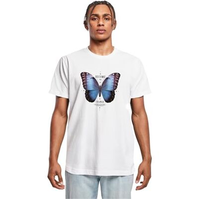 MT3028-00220-0060 Mister Tee Become The Change Butterfly Tee XXL White, biały, XXL MT3028-00220-0060 Mister Tee Become The Change Butterfly Tee XXL White, biały, XXL