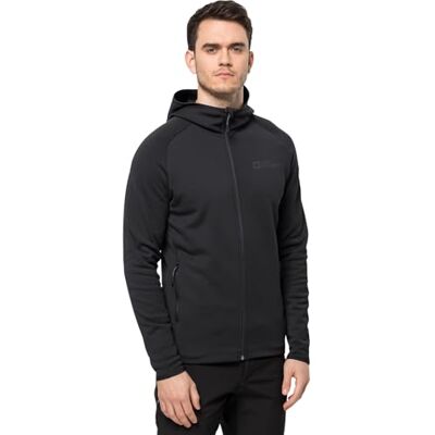 1710541 Jack Wolfskin Baiselberg Hooded Fz M, Kurtka polarowa Mężczyźni, Czarny, L 1710541 Jack Wolfskin Baiselberg Hooded Fz M, Kurtka polarowa Mężczyźni, Czarny, L