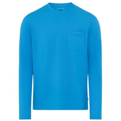 27-4648_70819300 Brax Męska bluza Warm Tec Easy Care Solid Crew, 15 lazurowy, 3XL 27-4648_70819300 Brax Męska bluza Warm Tec Easy Care Solid Crew, 15 lazurowy, 3XL