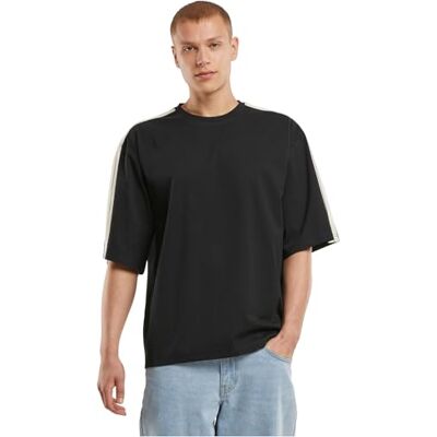 TB7336 Urban Classics Męski T-shirt Tennis Core Tee, Basic T-shirt z okrągłym dekoltem dla mężczyzn, rozmiary S 5XL, czarny, XL TB7336 Urban Classics Męski T-shirt Tennis Core Tee, Basic T-shirt z okrągłym dekoltem dla mężczyzn, rozmiary S 5XL, czarny, XL