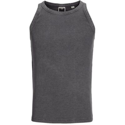 12273281-4727174 Jcoconcrete Washed Rib Tank Top, asfaltowy, M 12273281-4727174 Jcoconcrete Washed Rib Tank Top, asfaltowy, M