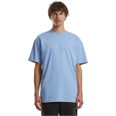 BY102 Build Your Brand Męski T-shirt Heavy Oversize Tee, Basic T-shirt dla mężczyzn, oversized fit, bawełna, rozmiary XS-5XL, Powderblue, XXL BY102 Build Your Brand Męski T-shirt Heavy Oversize Tee, Basic T-shirt dla mężczyzn, oversized fit, bawełna, rozmiary XS-5XL, Powderblue, XXL