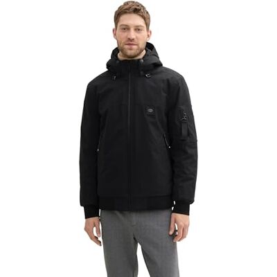 1041320 TOM TAILOR Kurtka męska Blouson z wyściółką, 2999 Black, 3XL 1041320 TOM TAILOR Kurtka męska Blouson z wyściółką, 2999 Black, 3XL