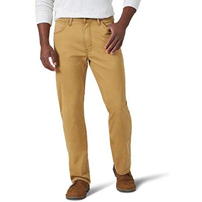 ZM5WRBA-219-34W x 34L Wrangler Authentics Męskie spodnie twillowe o prostym kroju, 34W / 34L ZM5WRBA-219-34W x 34L Wrangler Authentics Męskie spodnie twillowe o prostym kroju, 34W / 34L