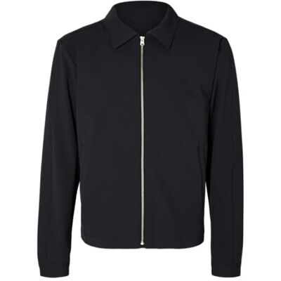 16089950 SELETED HOMME SLHLIAM Zip Jacket Flex B NOOS kurtka męska, granatowa, S, granatowy blezer, S 16089950 SELETED HOMME SLHLIAM Zip Jacket Flex B NOOS kurtka męska, granatowa, S, granatowy blezer, S
