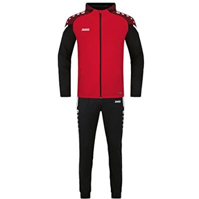 M9622 JAKO Męski dres prezentacyjny Performance, czerwony/czarny, XXL M9622 JAKO Męski dres prezentacyjny Performance, czerwony/czarny, XXL