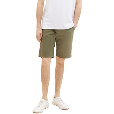 1035092 TOM TAILOR Męskie Szorty bermudy , 10415 Dusty Olive Green, 28 1035092 TOM TAILOR Męskie Szorty bermudy , 10415 Dusty Olive Green, 28