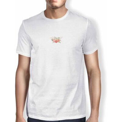 FDMTSI-103708-W-L Green Fish, Basic męski T-shirt, 100% bawełna, Regular Fit, Digital Icon Printed, rozmiar: L, kolor: biały, biały, L FDMTSI-103708-W-L Green Fish, Basic męski T-shirt, 100% bawełna, Regular Fit, Digital Icon Printed, rozmiar: L, kolor: biały, biały, L