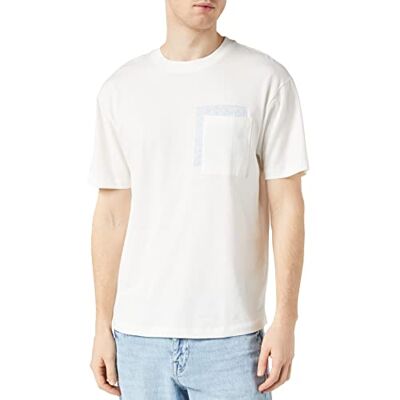 1035589 TOM TAILOR Denim Męskie T-shirt , 12906 Wool White, M 1035589 TOM TAILOR Denim Męskie T-shirt , 12906 Wool White, M