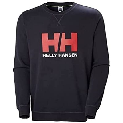 34000 Helly-Hansen Męska Logo Crew Sweat Bluza, Granatowy, M 34000 Helly-Hansen Męska Logo Crew Sweat Bluza, Granatowy, M
