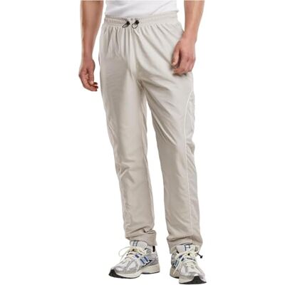 Urban Classics Piped Panel Trackpants - Męskie Beige XXL Urban Classics Piped Panel Trackpants - Męskie Beige XXL