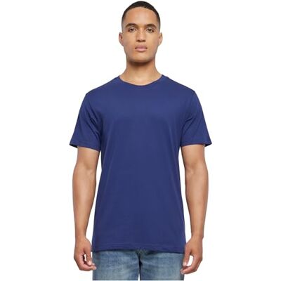 BY004-01496-0058 Build Your Brand Men By004-T-Shirt Round Neck Light Navy Xs BY004-01496-0058 Build Your Brand Men By004-T-Shirt Round Neck Light Navy Xs