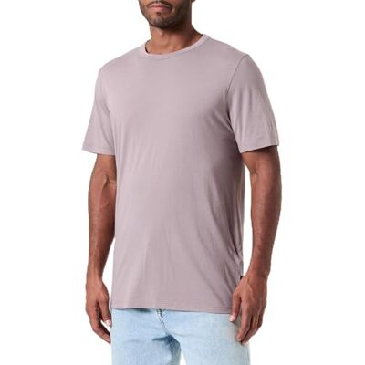 JSLM6140MA 7 For All Mankind Featherweight Tee Cotton, fioletowy, M JSLM6140MA 7 For All Mankind Featherweight Tee Cotton, fioletowy, M