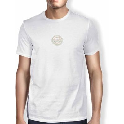 FDMTSI-103741-W-M Green Fish, Basic męski T-shirt, 100% bawełna, Regular Fit, Digital Icon Printed, rozmiar: M, kolor: biały, biały, M FDMTSI-103741-W-M Green Fish, Basic męski T-shirt, 100% bawełna, Regular Fit, Digital Icon Printed, rozmiar: M, kolor: biały, biały, M