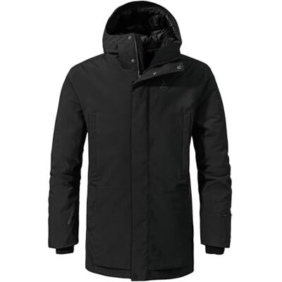 23910 Schöffel Męska parka zimowa Crivat MNS, czarny, 54 23910 Schöffel Męska parka zimowa Crivat MNS, czarny, 54