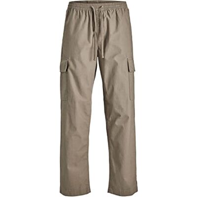 12232117 JACK & JONES jpstkarl jjcargo ana cbo spodnie cargo męskie, Falcon, XL 12232117 JACK & JONES jpstkarl jjcargo ana cbo spodnie cargo męskie, Falcon, XL