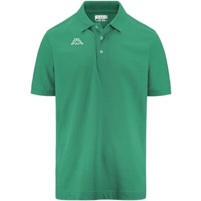 302S1U0-575 Kappa Polo, męska, bawełna, tenis, model: logo MALTAX 5 MSS, Zielony, M 302S1U0-575 Kappa Polo, męska, bawełna, tenis, model: logo MALTAX 5 MSS, Zielony, M