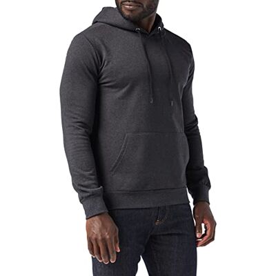Mens Pullover Hoodie-22 FM London Męska bluza z kapturem Hyfresh, Grafitowy, XXL Mens Pullover Hoodie-22 FM London Męska bluza z kapturem Hyfresh, Grafitowy, XXL