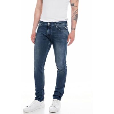 MA931 .000.41A 620 Replay Męskie dżinsy Jondrill Powerstretch Denim, 009 Medium Blue, 30W / 30L MA931 .000.41A 620 Replay Męskie dżinsy Jondrill Powerstretch Denim, 009 Medium Blue, 30W / 30L