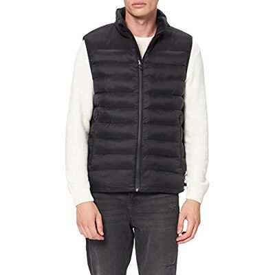 50452854 HUGO kamizelka pikowana męska, czarny (Black1), XXL 50452854 HUGO kamizelka pikowana męska, czarny (Black1), XXL