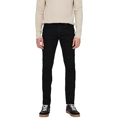 22024324 ONLY & SONS Męskie dżinsy slim fit slim fit, czarny denim, 31W / 32L 22024324 ONLY & SONS Męskie dżinsy slim fit slim fit, czarny denim, 31W / 32L