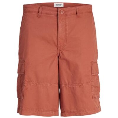 12253222-4444293 JACK & JONES Jpstcole Jjcampaign szorty cargo męskie, cinnabar, M 12253222-4444293 JACK & JONES Jpstcole Jjcampaign szorty cargo męskie, cinnabar, M