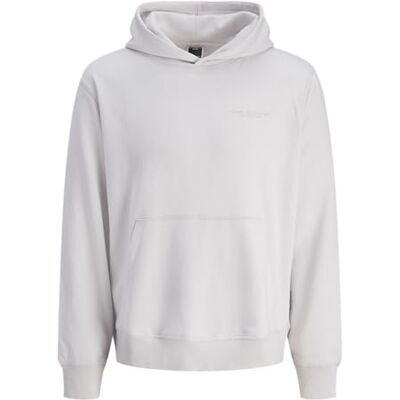 12274498-4718674 JACK & JONES Jcointerlude Tonal Back Print Sweat Hood męska bluza z kapturem, Liliowy marmur, S 12274498-4718674 JACK & JONES Jcointerlude Tonal Back Print Sweat Hood męska bluza z kapturem, Liliowy marmur, S