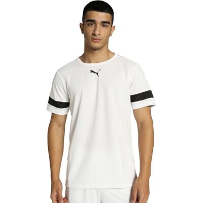 704932 Puma Mężczyźni TeamRISE Jersey Koszulka, Biały, M 704932 Puma Mężczyźni TeamRISE Jersey Koszulka, Biały, M