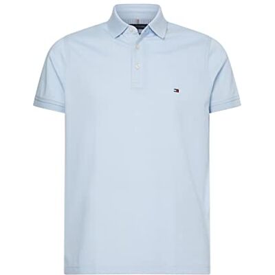 MW0MW17771 Tommy Hilfiger Koszulka polo 1985 Slim Koszulka Mężczyźni, Niebieski bryzowy, S MW0MW17771 Tommy Hilfiger Koszulka polo 1985 Slim Koszulka Mężczyźni, Niebieski bryzowy, S