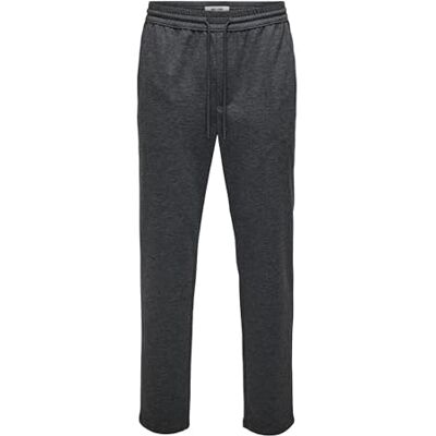 22035022-4816274 ONLY & SONS Onslinus Dobby Stretch 0377 spodnie, ciemnoszary melanż, M 22035022-4816274 ONLY & SONS Onslinus Dobby Stretch 0377 spodnie, ciemnoszary melanż, M