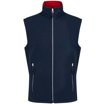 TRA925 Regatta Profesjonalne męskie kamizelki softshell Ascender wodoodporne i ocieplacze z podszewką z polaru – idealne na zewnątrz, na spacery, wędrówki i kemping, Granatowy (Navy)/czerwony, XL TRA925 Regatta Profesjonalne męskie kamizelki softshell Ascender wodoodporne i ocieplacze z podszewką z polaru – idealne na zewnątrz, na spacery, wędrówki i kemping, Granatowy (Navy)/czerwony, XL