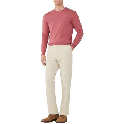 HM212586 Hackett London Męskie spodnie chinosy Cott Linen, Beżowy (plaża), 34W / 30L HM212586 Hackett London Męskie spodnie chinosy Cott Linen, Beżowy (plaża), 34W / 30L