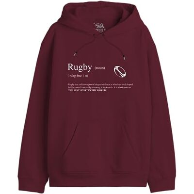 UXREPCZSW033 Republic Of California "Definition rugby" Bluza męska, Bordeaux, Rozmiar M, Bordowy, M UXREPCZSW033 Republic Of California "Definition rugby" Bluza męska, Bordeaux, Rozmiar M, Bordowy, M