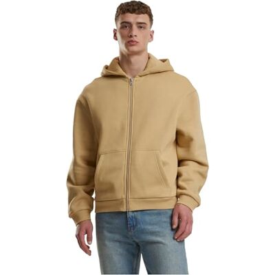 TB7284 Urban Classics M?ska bluza z kapturem Fluffy Zip Hoody, puszysta bluza z kapturem z zamkiem b?yskawicznym, bluza z kapturem dla m??czyzn, oversize fit, be?owy (Unionbei), XXL TB7284 Urban Classics M?ska bluza z kapturem Fluffy Zip Hoody, puszysta bluza z kapturem z zamkiem b?yskawicznym, bluza z kapturem dla m??czyzn, oversize fit, be?owy (Unionbei), XXL