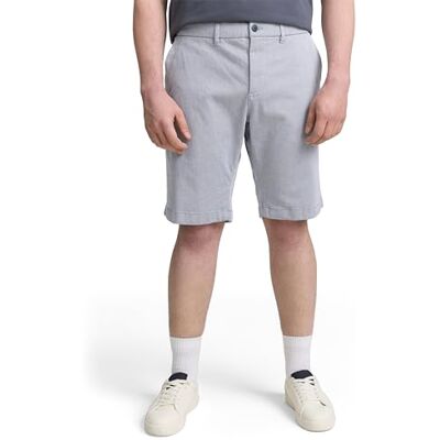 1048197 TOM TAILOR Męskie szorty plussize plus size regularne chinosy z bawełny, 34882 White Navy Quilted Dobby, 42 Duże rozmiary 1048197 TOM TAILOR Męskie szorty plussize plus size regularne chinosy z bawełny, 34882 White Navy Quilted Dobby, 42 Duże rozmiary