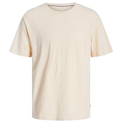 12246718 JACK & JONES Męska koszula z krótkim rękawem Jjesummer Linen Tee Ss O-Neck Sn, Apricot Ice, XS 12246718 JACK & JONES Męska koszula z krótkim rękawem Jjesummer Linen Tee Ss O-Neck Sn, Apricot Ice, XS