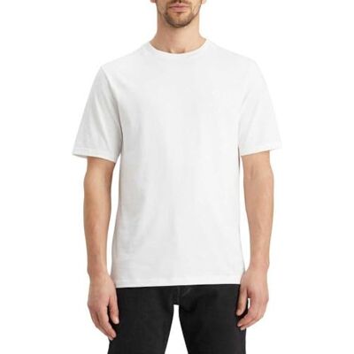 179191 Scotch & Soda Męski T-shirt z logo Core, biały, M 179191 Scotch & Soda Męski T-shirt z logo Core, biały, M